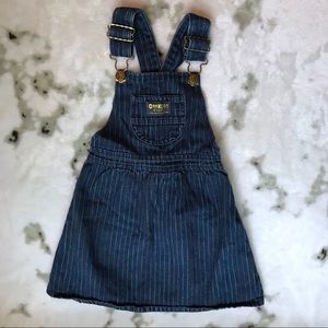 2/$25 Vintage OshKosh B’gosh Denim Overall Dress
